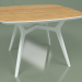 modello 3D Tavolo da pranzo Lars Oak (bianco, 1100x1100) - anteprima