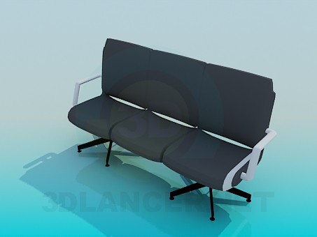 modelo 3D Sofá - escuchar modelo 3D Sofá - escuchar