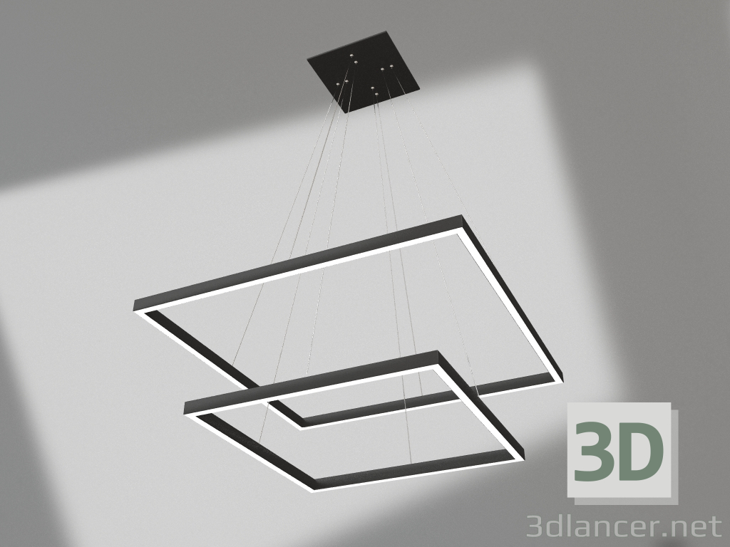 modello 3D Appendiabiti Altis nero w80+60 (08229.19) - anteprima