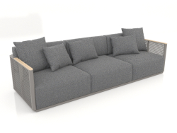 3-seater sofa (Quartz gray)
