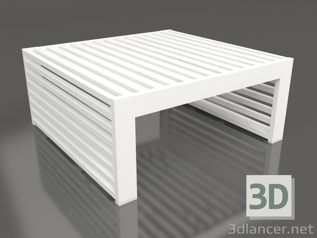 3D Modell Beistelltisch (Weiß) - Vorschau