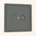 3d model TV socket (dad, simple, steel, DA87937) R98 - preview