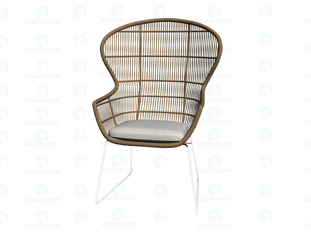 3d model Silla C4CF - vista previa