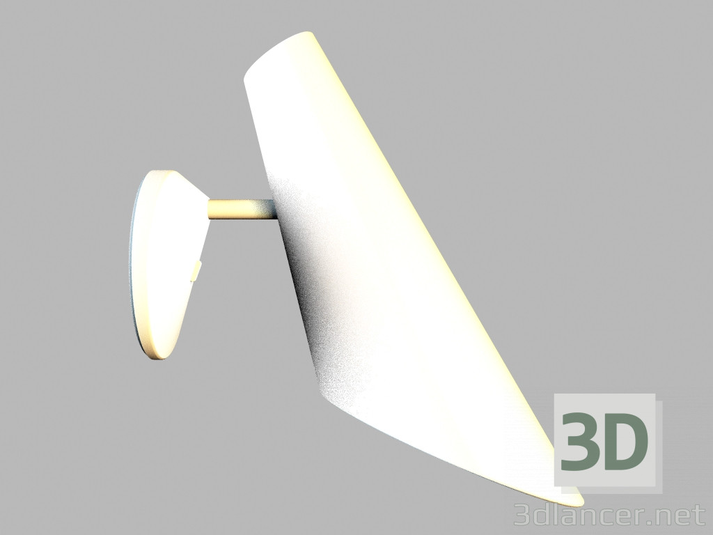 modello 3D Lampada da parete di 0720 - anteprima
