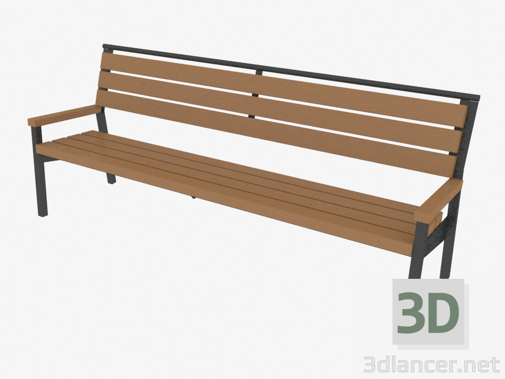 3D Modell Sitzbank (8002) - Vorschau