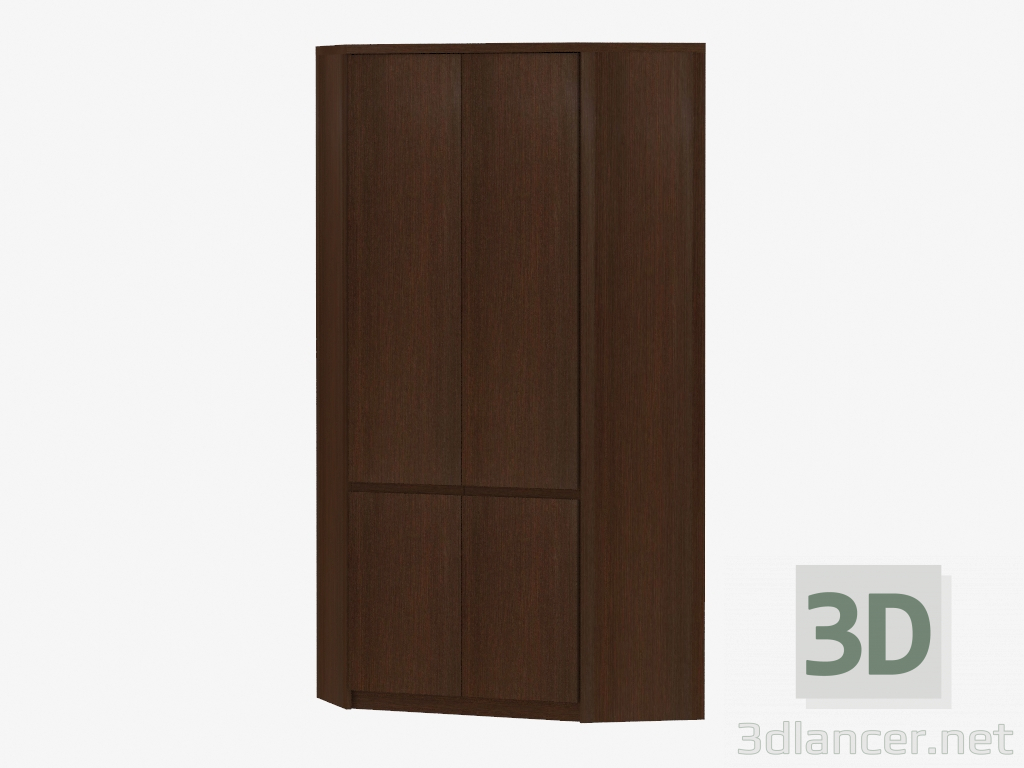 3d модель Шкаф гардеробный угловой (TYPE 21) – превью