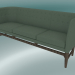 3d model Triple sofa Mayor (AJ5, H 82cm, 62x200cm, Smoked oiled oak, Divina - 944) - preview