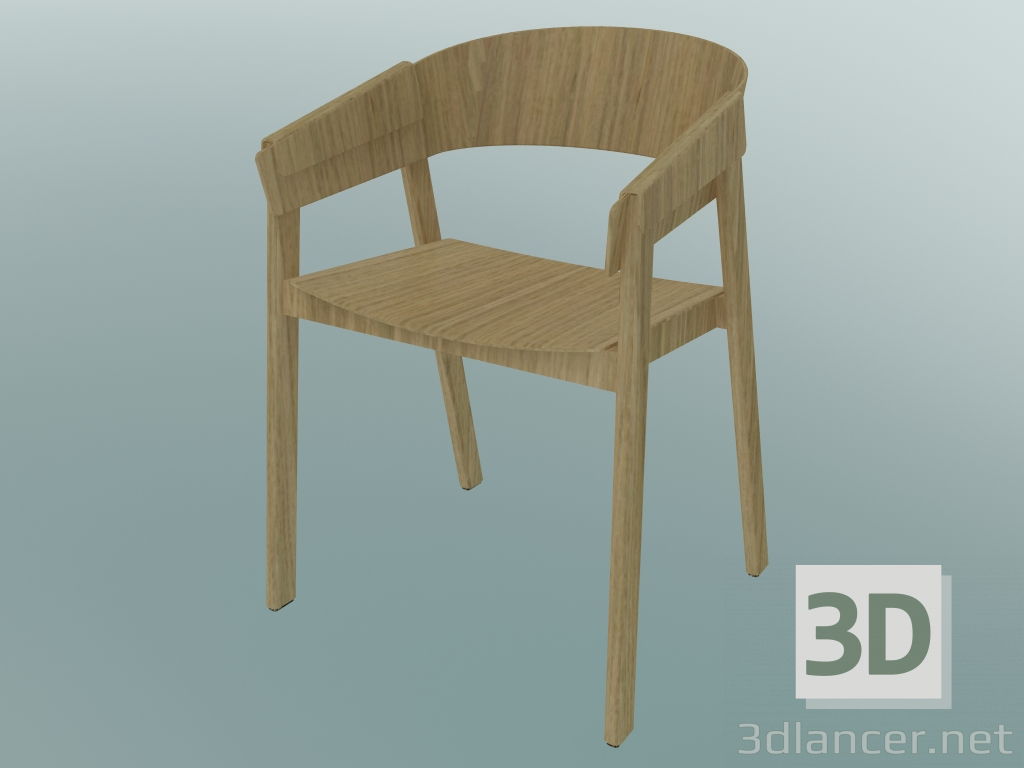 3d model Funda de silla (roble) - vista previa
