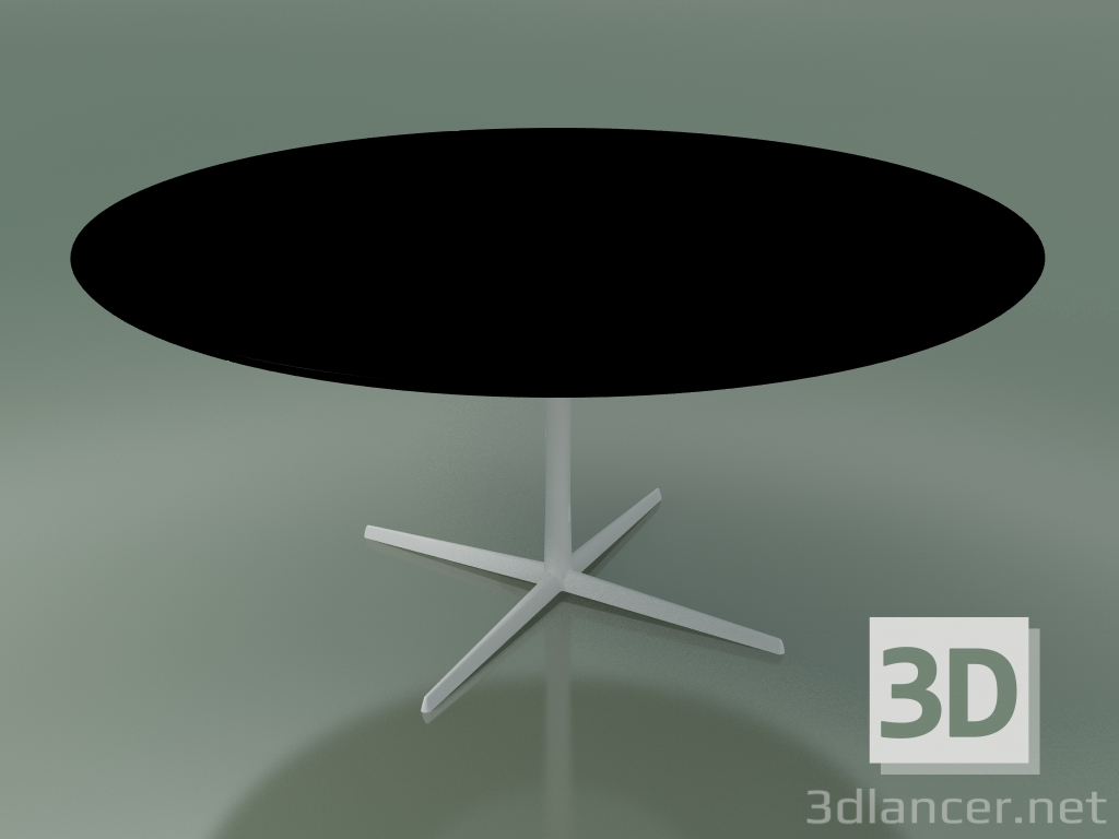 modello 3D Tavolo rotondo 0795 (H 74 - P 158 cm, F05, V12) - anteprima