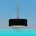 3d model Chandelier with rings - preview