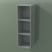 3d model Wall tall cabinet (8DUABC01, Silver Gray C35, L 24, P 24, H 72 cm) - preview
