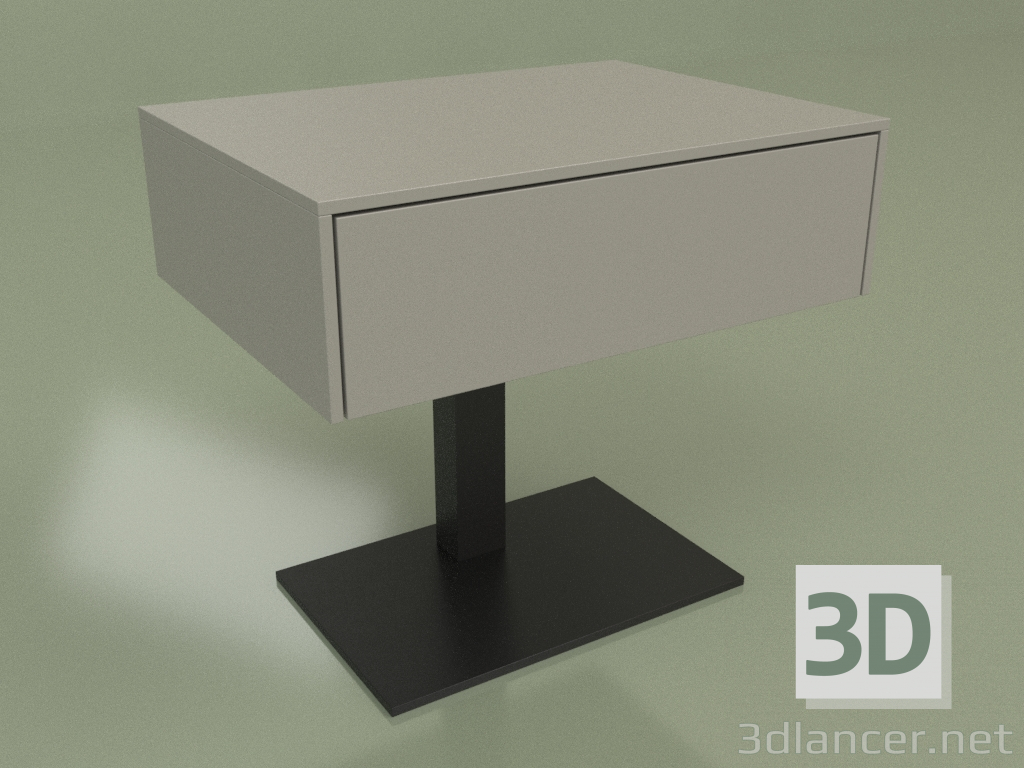 modèle 3D Table de chevet CN 250 (gris) - preview