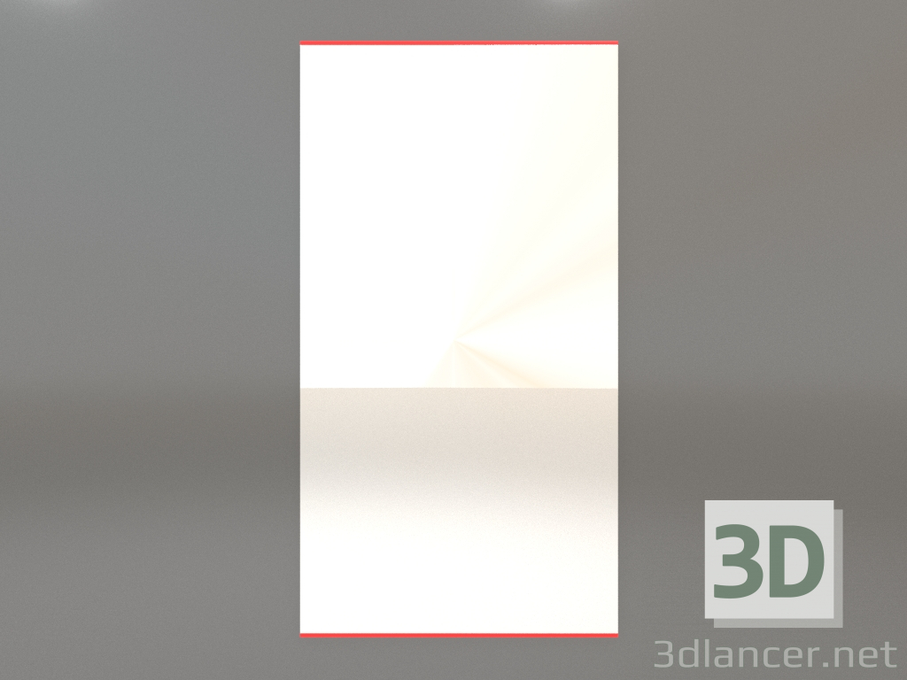 modello 3D Specchio ZL 01 (800х1500, arancione luminoso) - anteprima