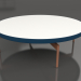 modèle 3D Table basse ronde Ø120 (Gris bleu, DEKTON Zenith) - preview