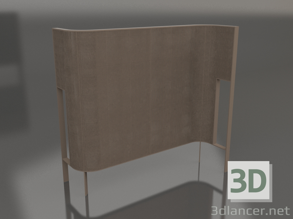 3D Modell Trennwand (Bronze) - Vorschau