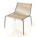 3d model Lounge chair Noel (Black base, Nature Flag Halyard) - preview