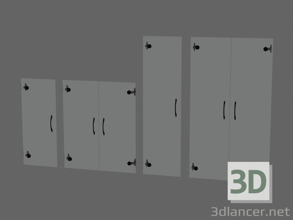 modello 3D Accessori per armadi Classic (porta S) - anteprima