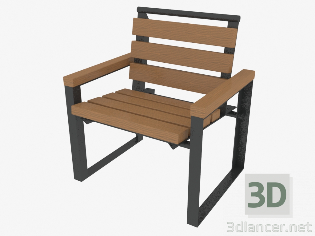 3D Modell Sitzbank (8001) - Vorschau