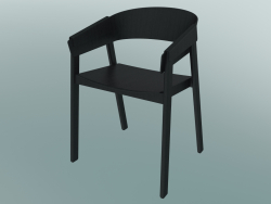 Capa para cadeira (madeira preta)
