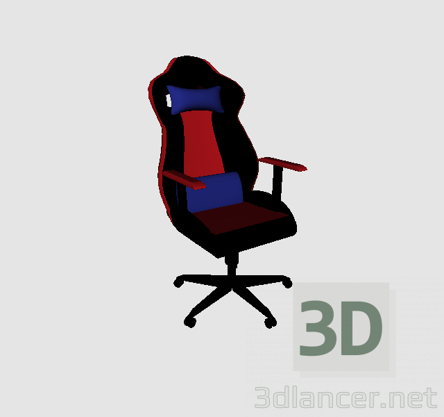 Spielerstuhl 3D-Modell kaufen - Rendern