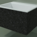 3D modeli Duvara monte lavabo (02R132302, Nero Assoluto M03, L 60, P 48, H 36 cm) - önizleme