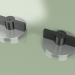 3d model Set of 2 mixing shut-off valves (19 51 V, AS-ON) - preview