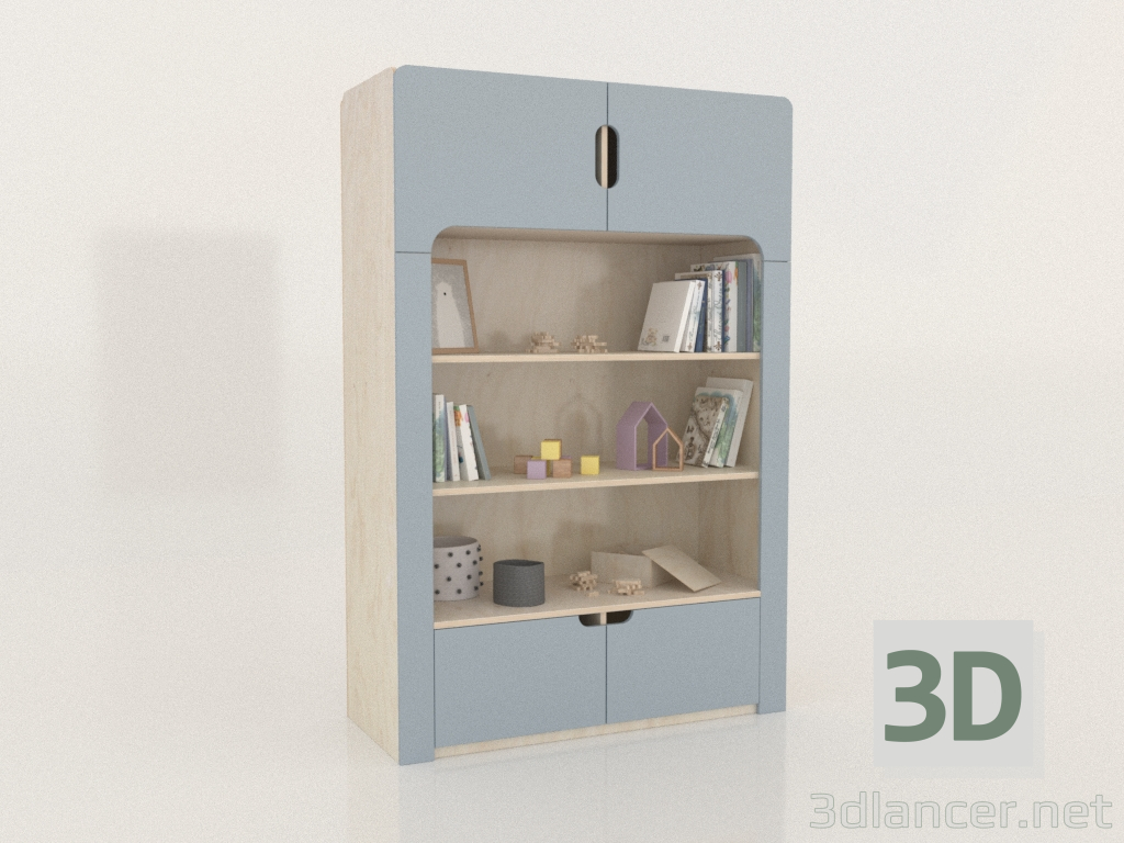 3D Modell Bücherregal MODE J (KQDJAA) - Vorschau