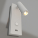 3D Modell Lampe SP-BED-CHARGE-S60x125-3W Warm3000 (WH, 20 Grad, 230V) - Vorschau