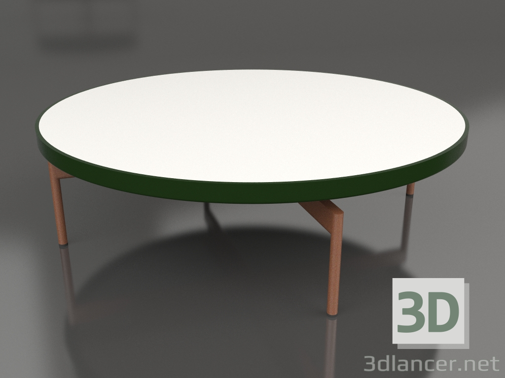 modello 3D Tavolino rotondo Ø120 (Verde bottiglia, DEKTON Zenith) - anteprima