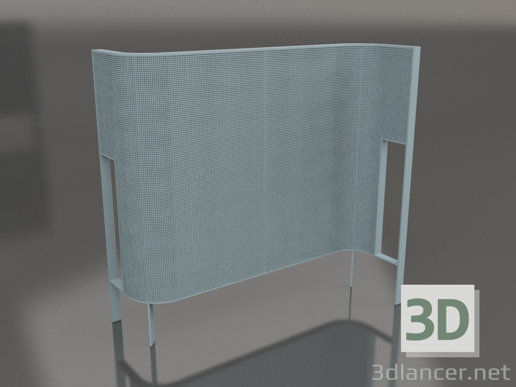 3D Modell Trennwand (Blaugrau) - Vorschau