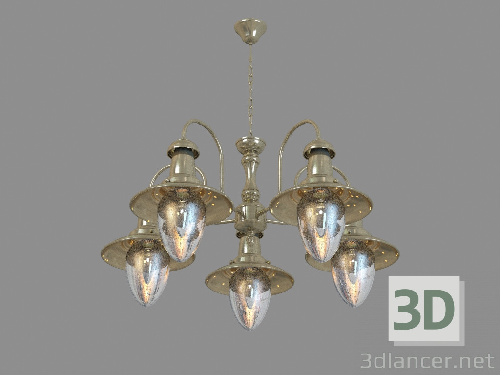 Modelo 3d Chandelier A5518LM-5AB - preview
