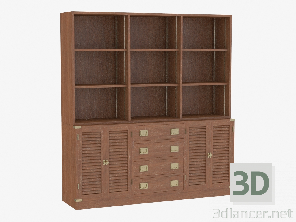 3d model Buffet with open top - preview