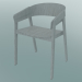 modello 3D Copertura della sedia (legno grigio) - anteprima