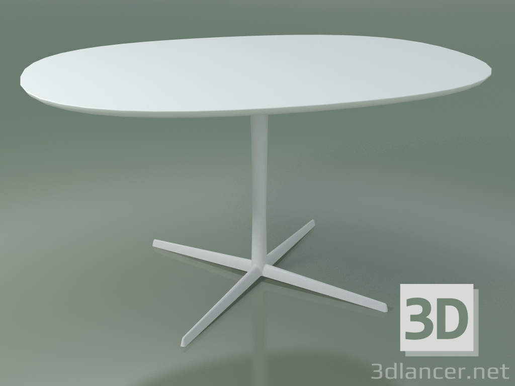 3d model Oval table 0787 (H 74 - 100x135 cm, M02, V12) - preview