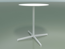 Runder Tisch 5552 (H 72,5 - Ø 59 cm, Weiß, V12)