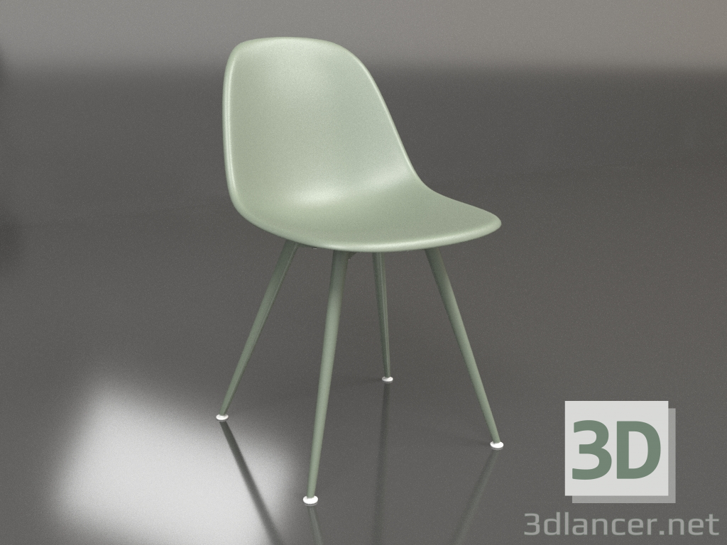 3D modeli Sandalye Anat (gri) - önizleme