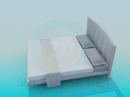 modelo 3D Cama baja - escuchar modelo 3D Cama baja - escuchar