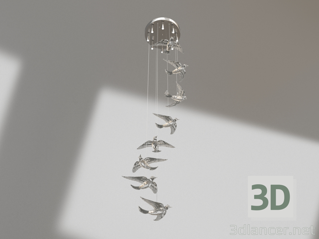 modèle 3D Lustre Lori (08447-8A,21) - preview