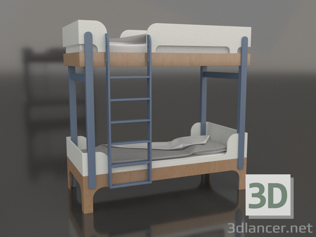 3 डी मॉडल चारपाई बिस्तर ट्यून क्यू (UBTQA1) - पूर्वावलोकन