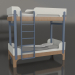 3 डी मॉडल चारपाई बिस्तर ट्यून क्यू (UBTQA1) - पूर्वावलोकन