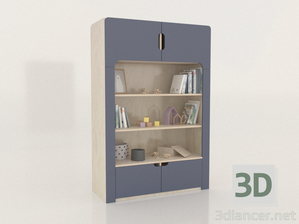3d модель Книжный шкаф MODE J (KIDJAA) – превью