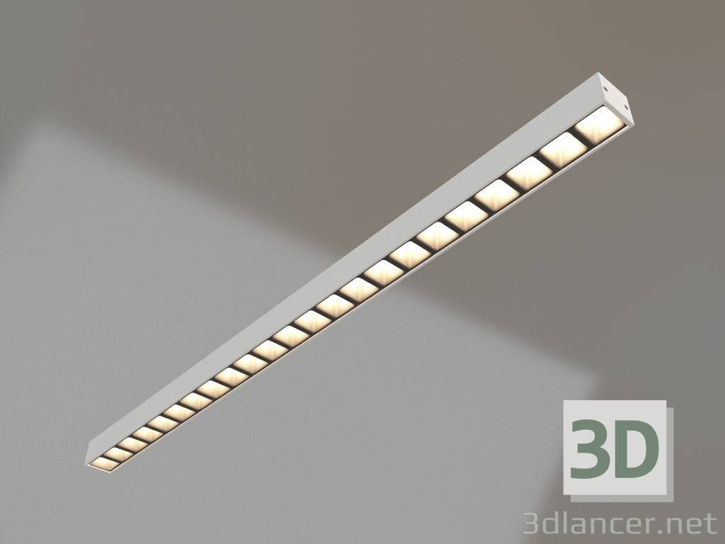 3d model Lámpara SNAP-STARLINE-LASER-S600-13W Day4000 (WH-WH, 80 grados, 48V) - vista previa