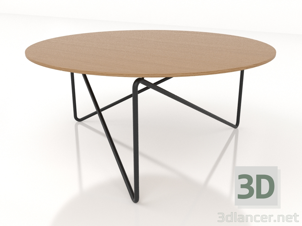 modello 3D Tavolino basso 72 (legno) - anteprima