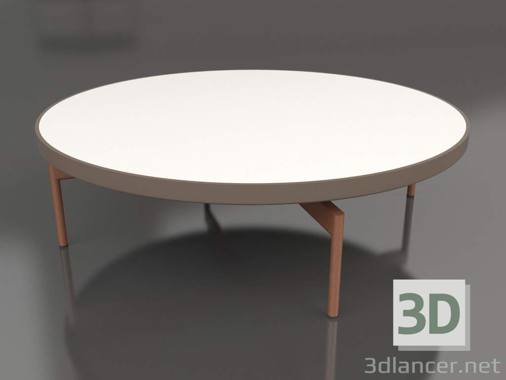 modèle 3D Table basse ronde Ø120 (Bronze, DEKTON Zenith) - preview