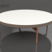 modèle 3D Table basse ronde Ø120 (Bronze, DEKTON Zenith) - preview