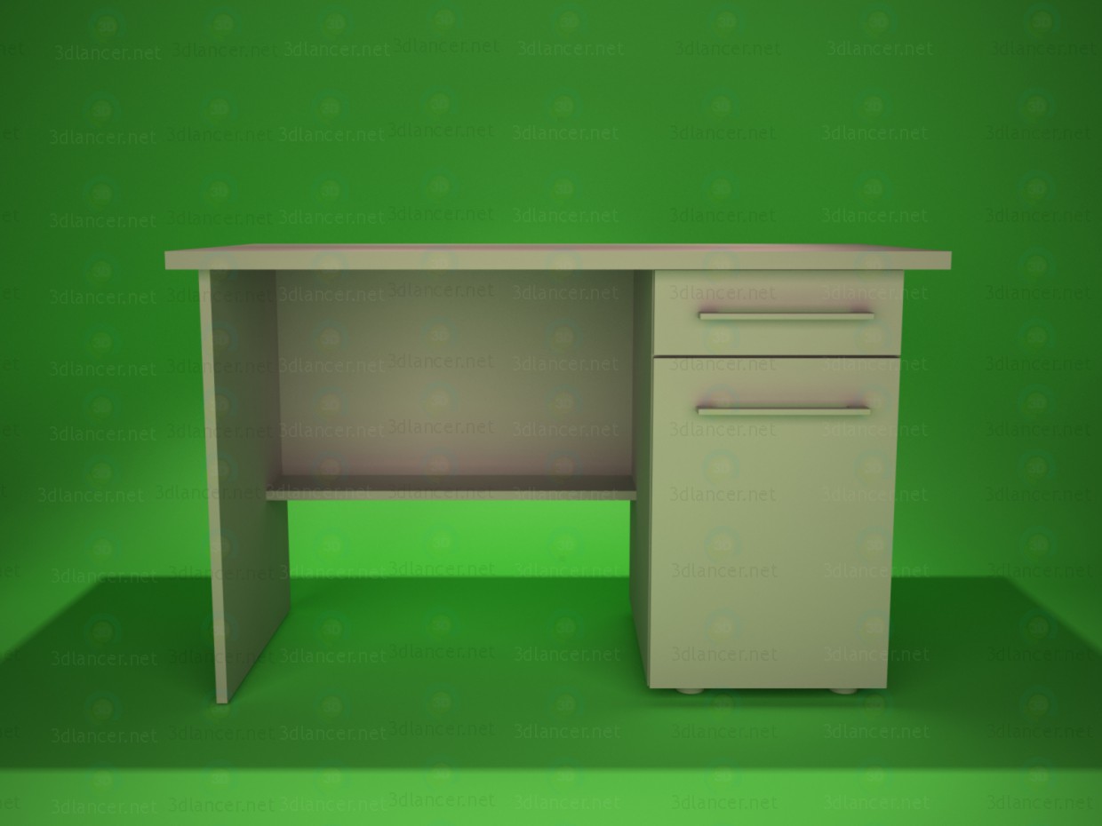 3d model Desk 3 - preview 3d model Desk 3 - preview