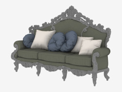 Klassisches Dreisitz-Sofa (12408)