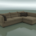 3d model Corner sofa Parma (3050 x 2100 x 830, 305PA-210-CR) - preview