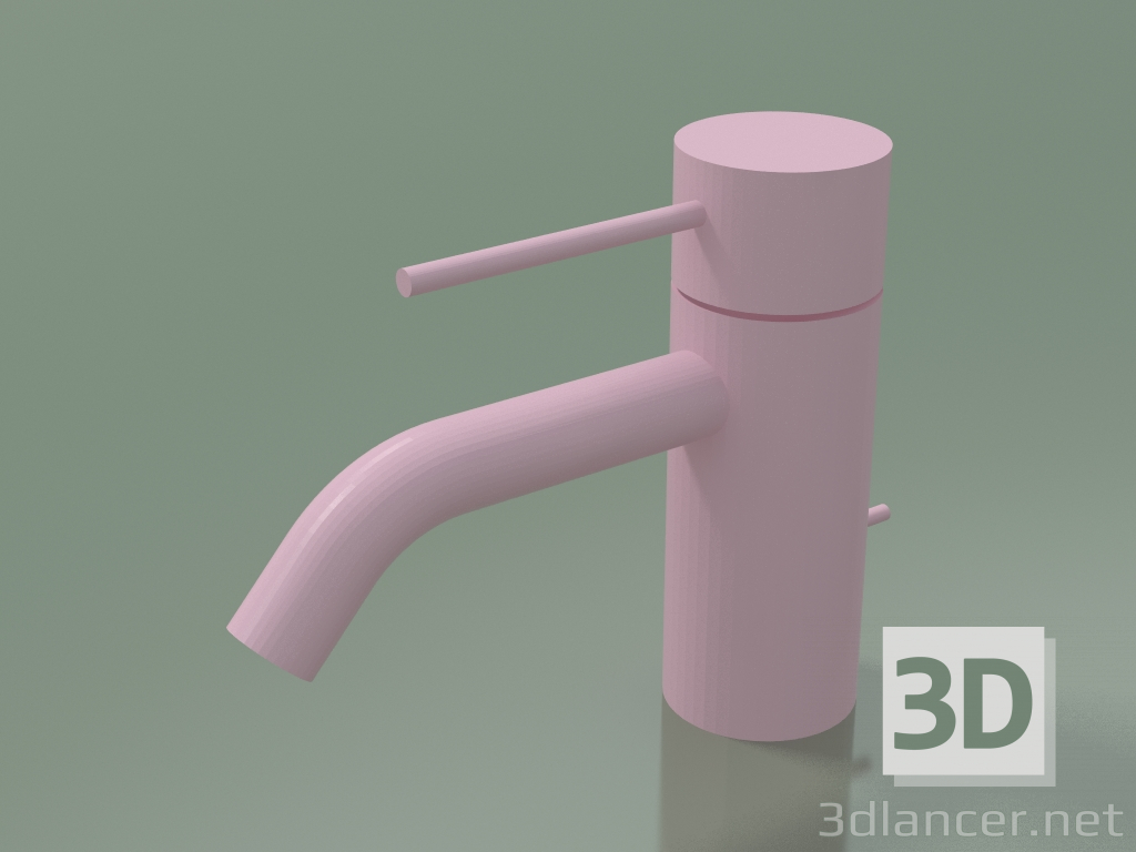 3D Modell Einhebel-Waschtischmischer mit Abfall (33 501 662-550010) - Vorschau