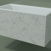 3d model Wall-mounted washbasin (02R142101, Carrara M01, L 72, P 36, H 36 cm) - preview